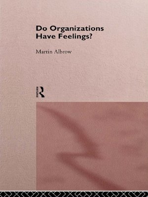 cover image of Do Organizations Have Feelings?
